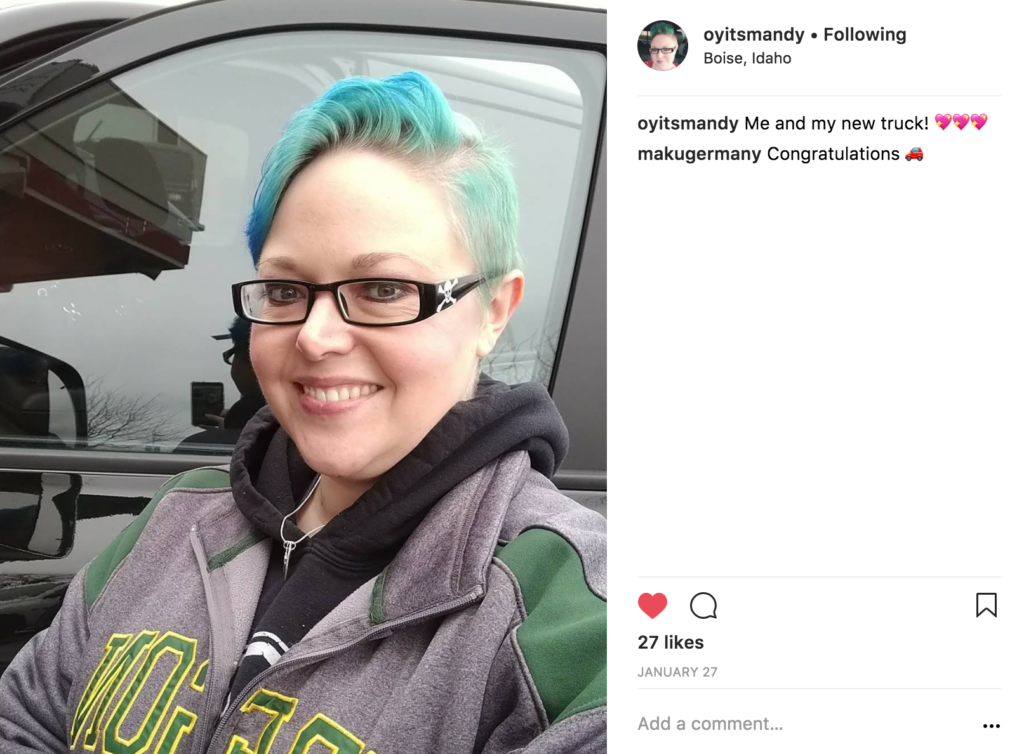 Mandy Instagram Post