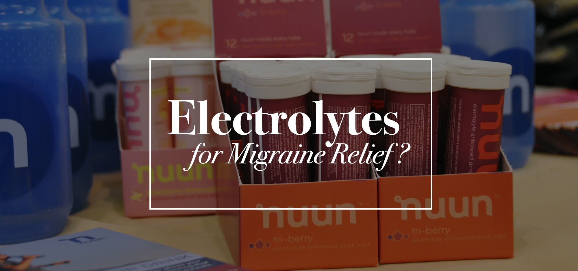 Electrolytes for Migraine Relief Achy Smile
